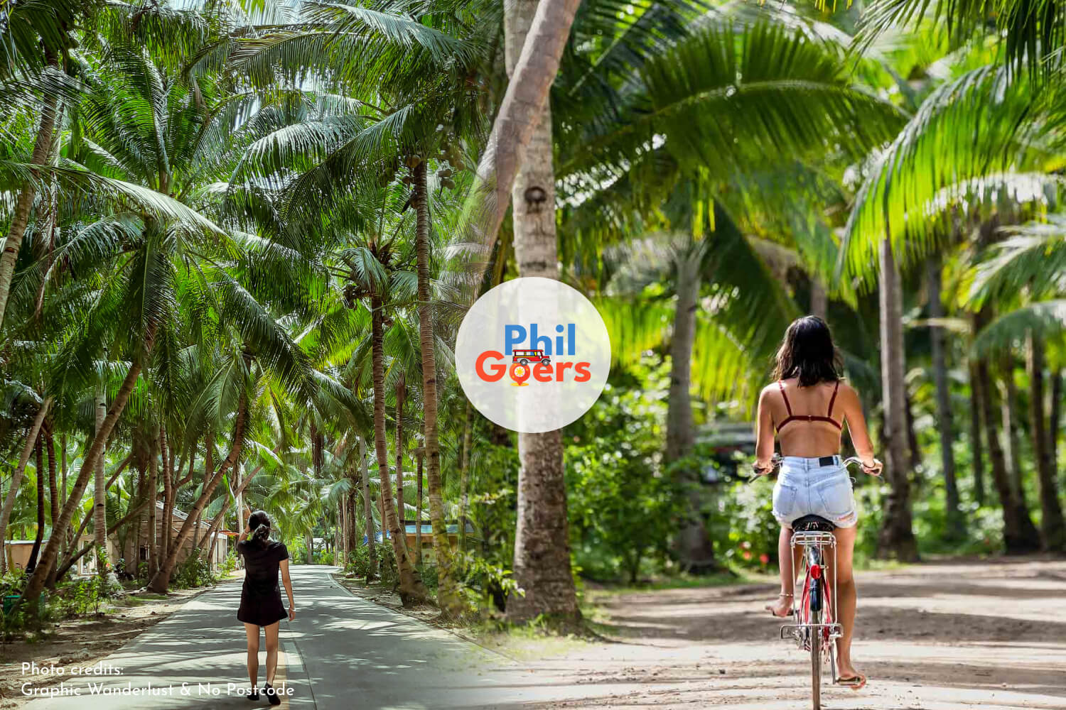 Enjoy the beautiful Obo-ob Coconut Road in Bantayan Island with PhilGoers.com Bantayan Island Tour Package